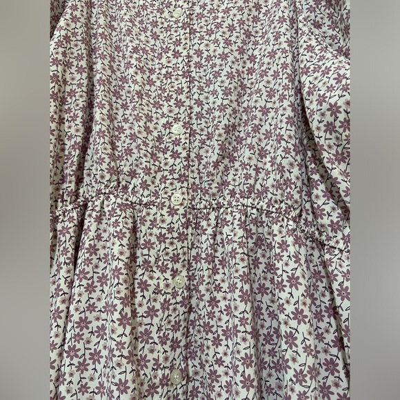 Isla Floral Button-Up Dress | Lavender - Picture 4 of 11